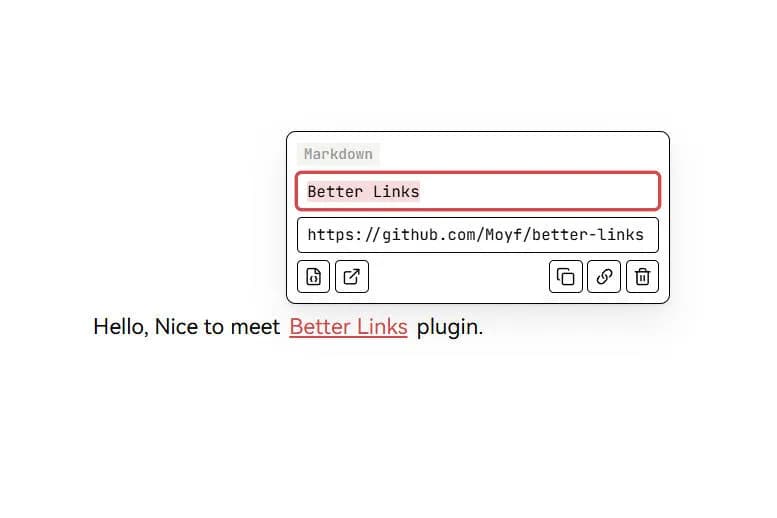 Better Links screenshot