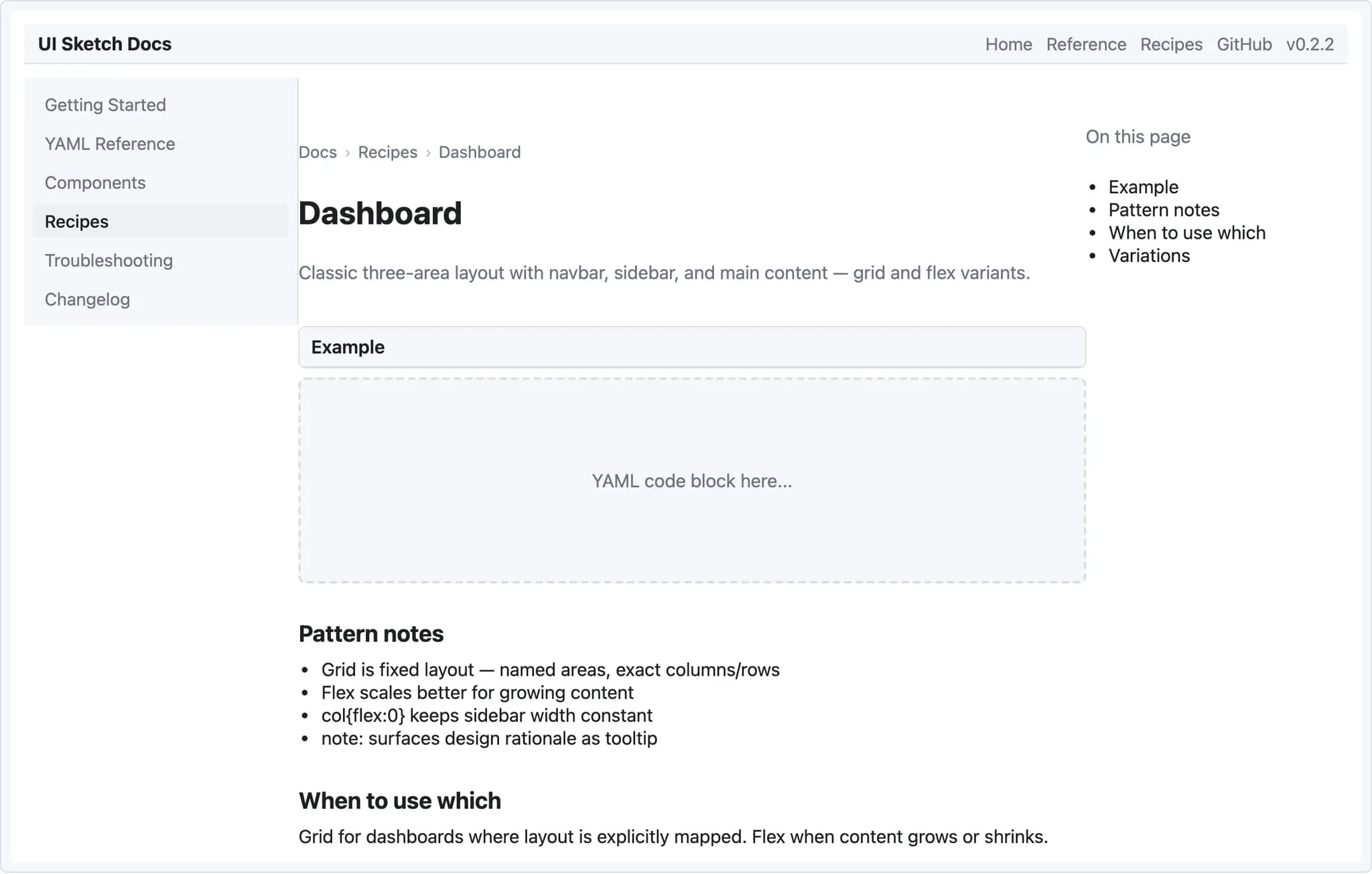 UI Sketch screenshot