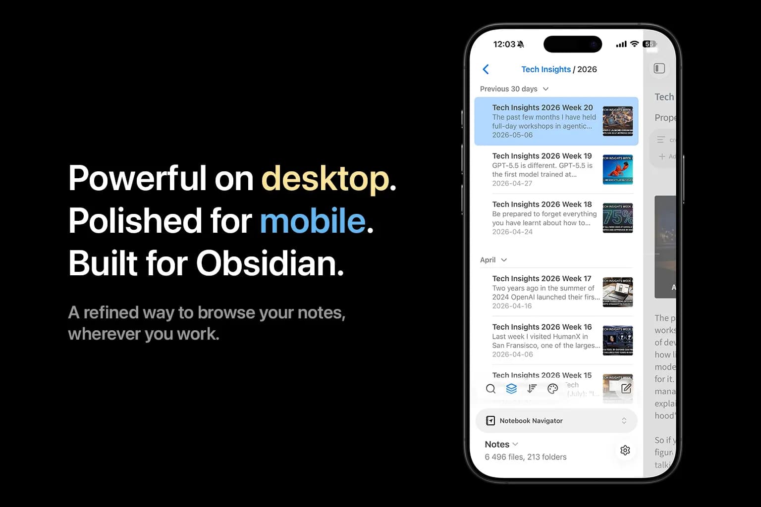 Notebook Navigator screenshot
