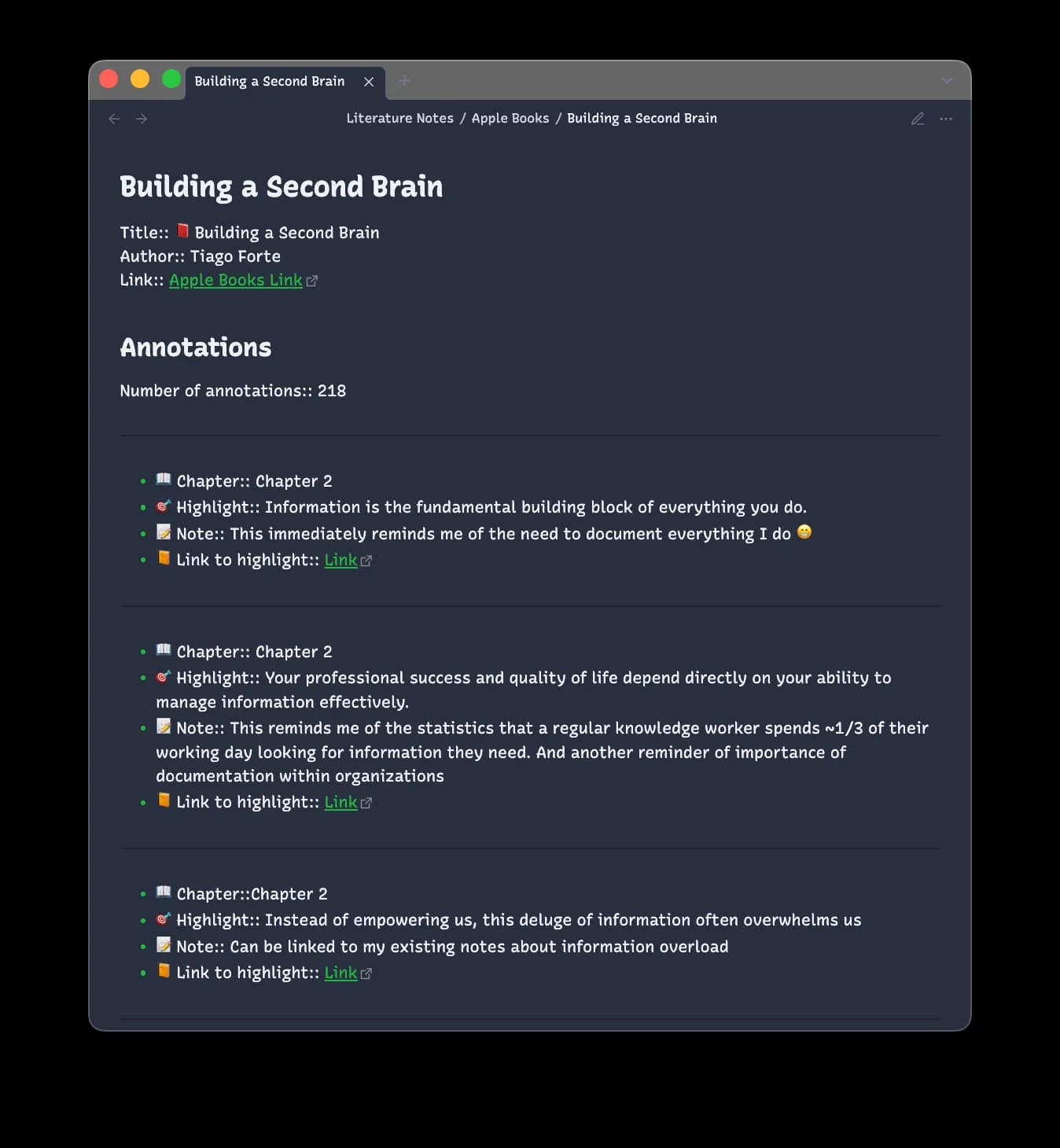 Apple Books - Import Highlights screenshot