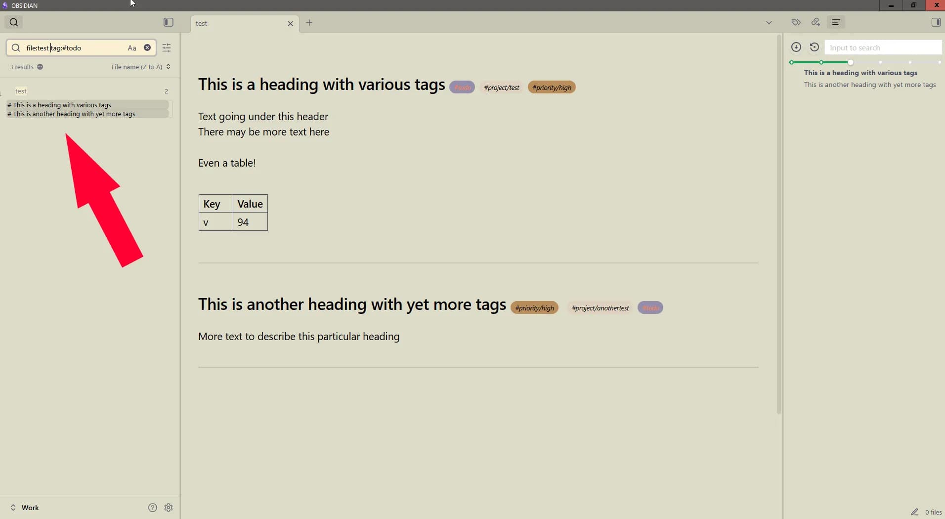 Style Tags in Search Results screenshot