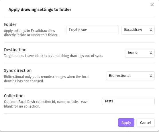 ExcaliDash sync screenshot