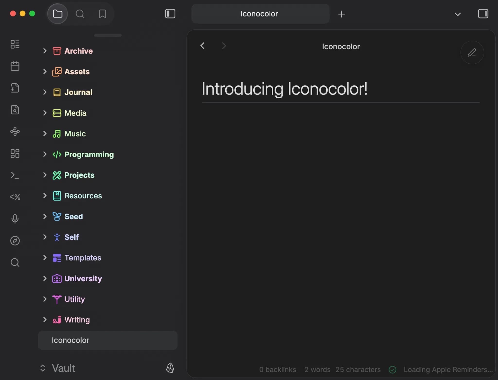 Iconocolor screenshot