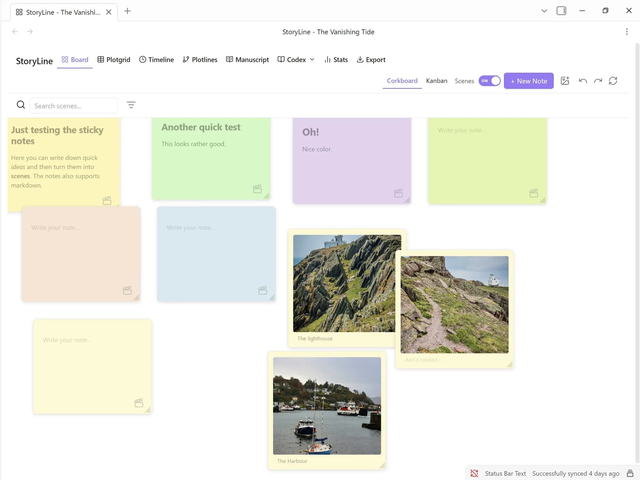 StoryLine screenshot