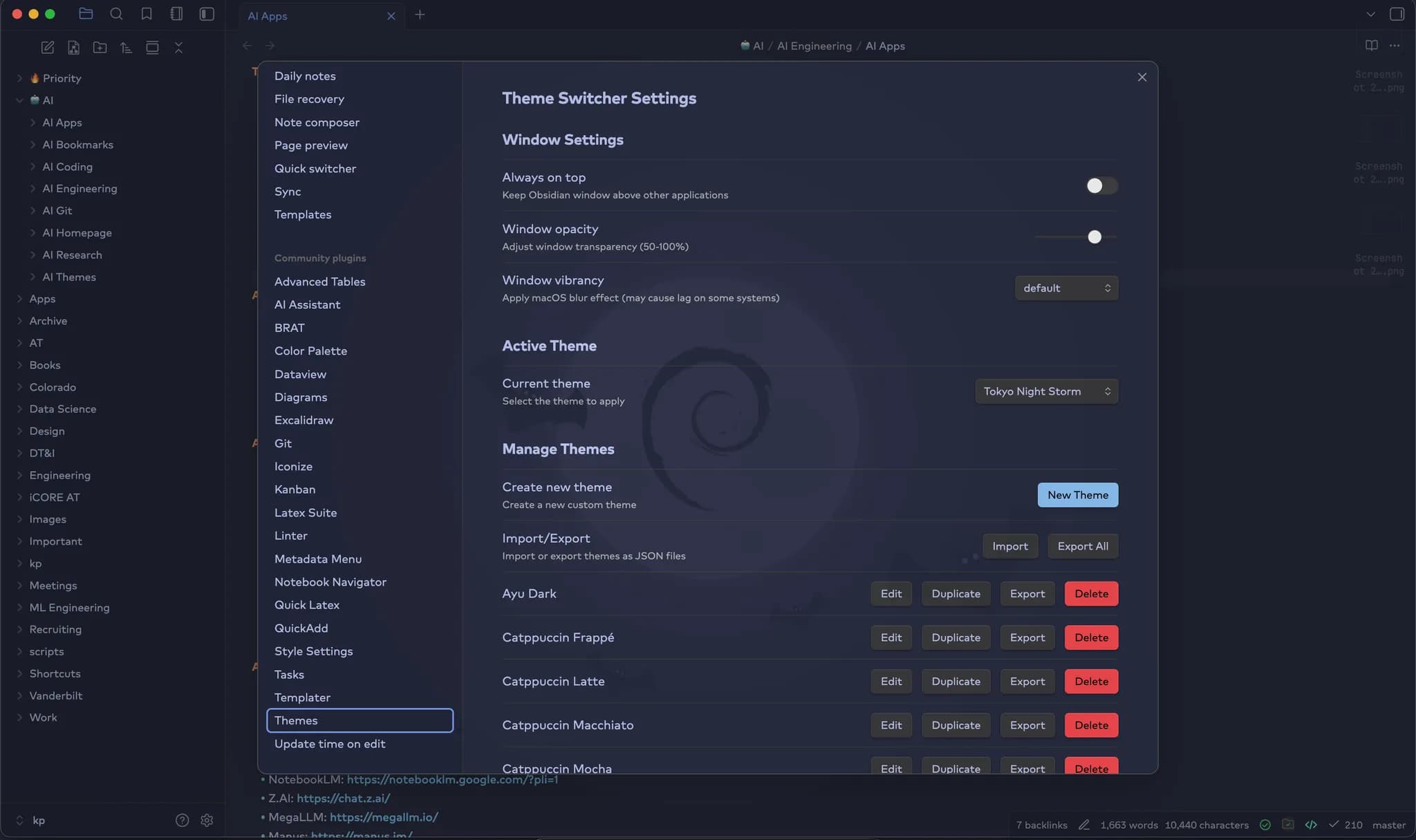 CodeSplash Themes screenshot