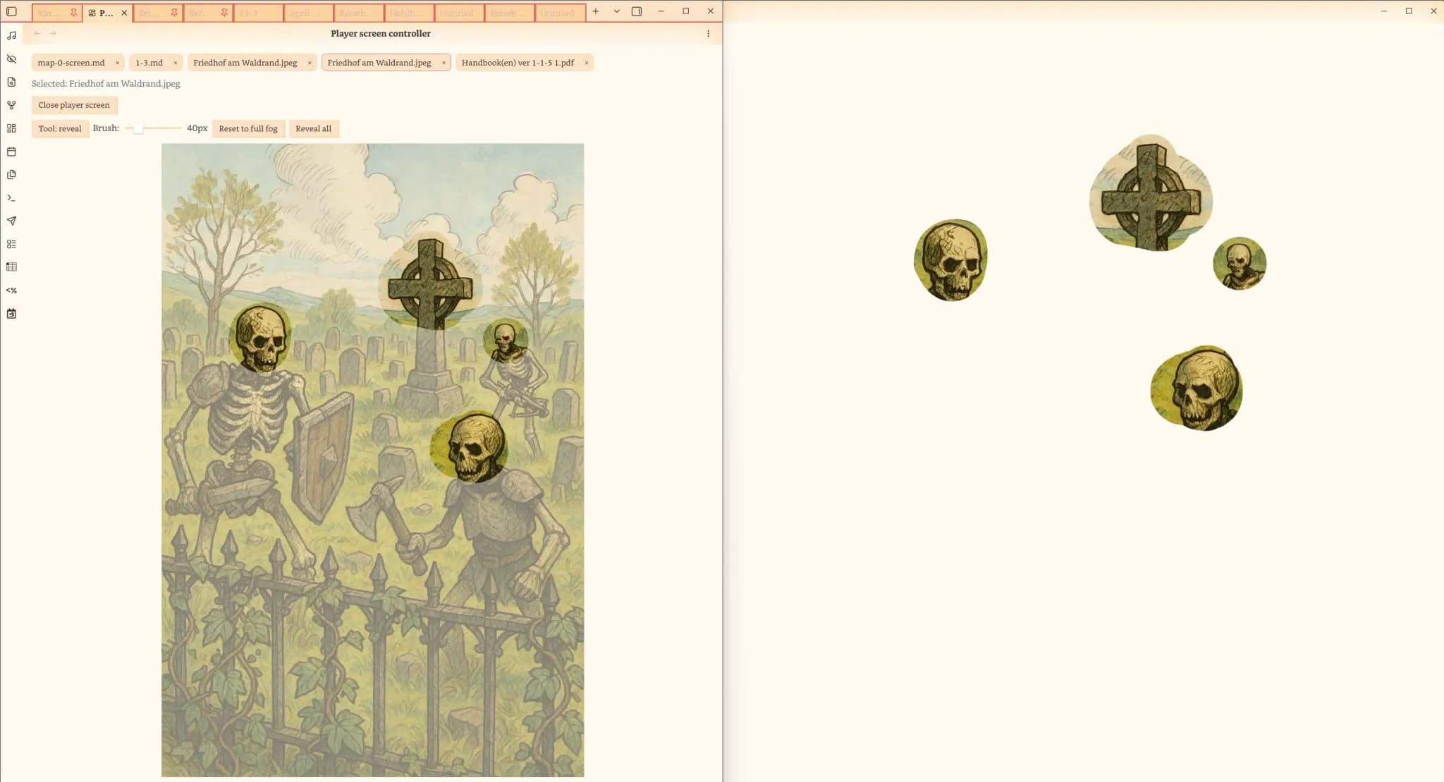 TTRPG Tools - Player Screen screenshot