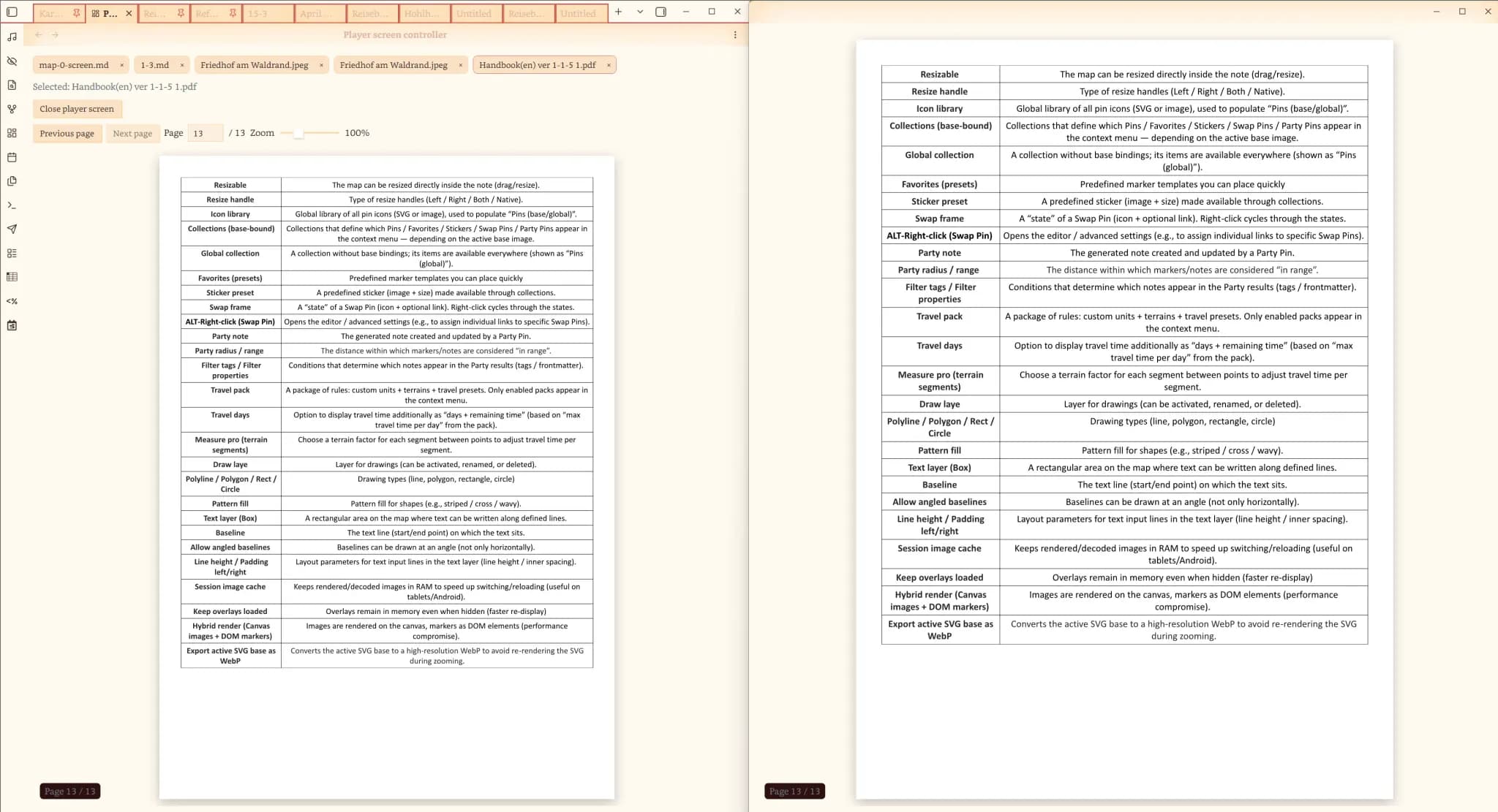 TTRPG Tools - Player Screen screenshot