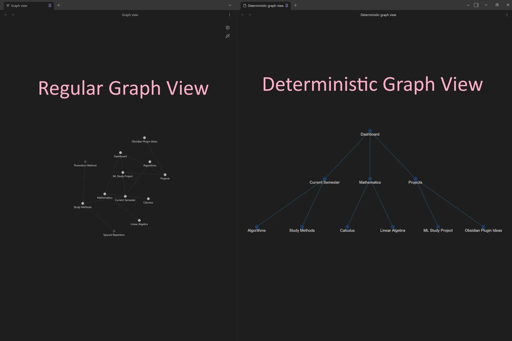 Deterministic Graph View screenshot