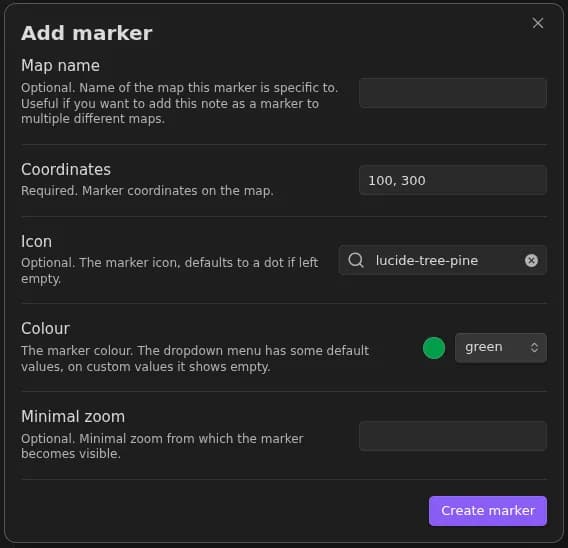 Leaflet bases screenshot