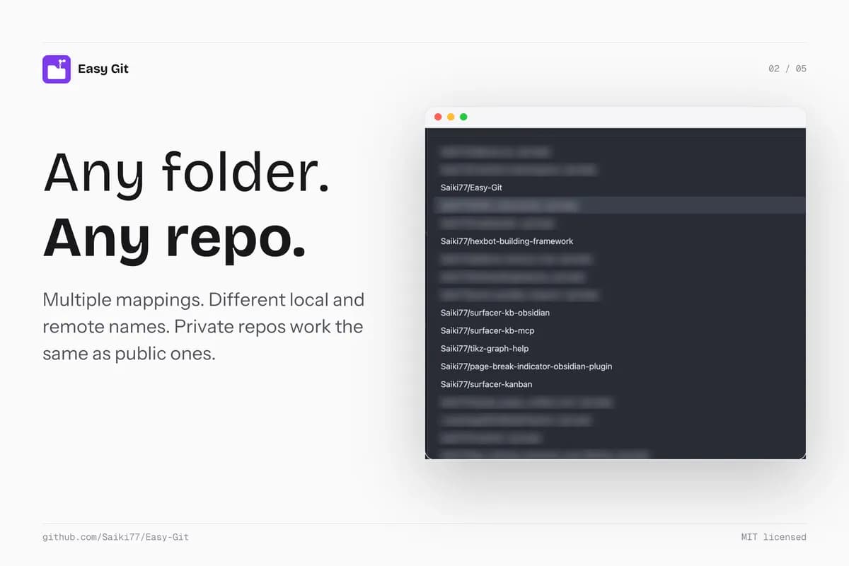 Easy Git screenshot