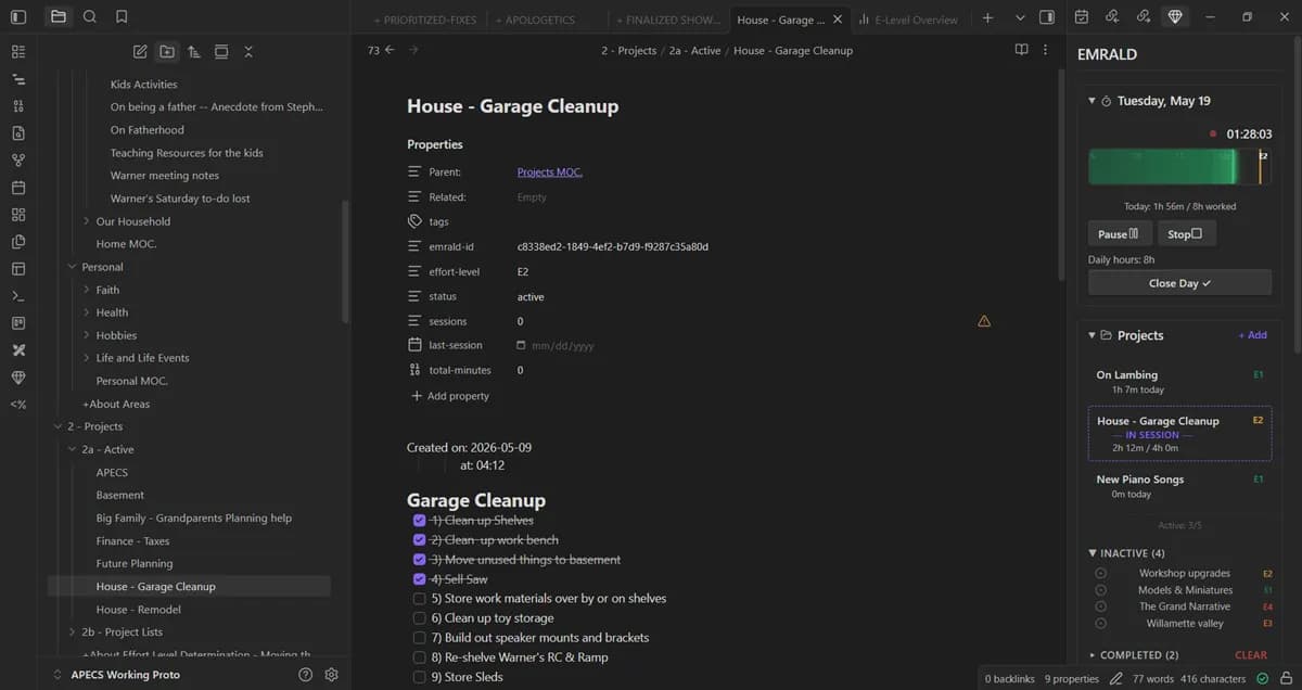 Emrald screenshot