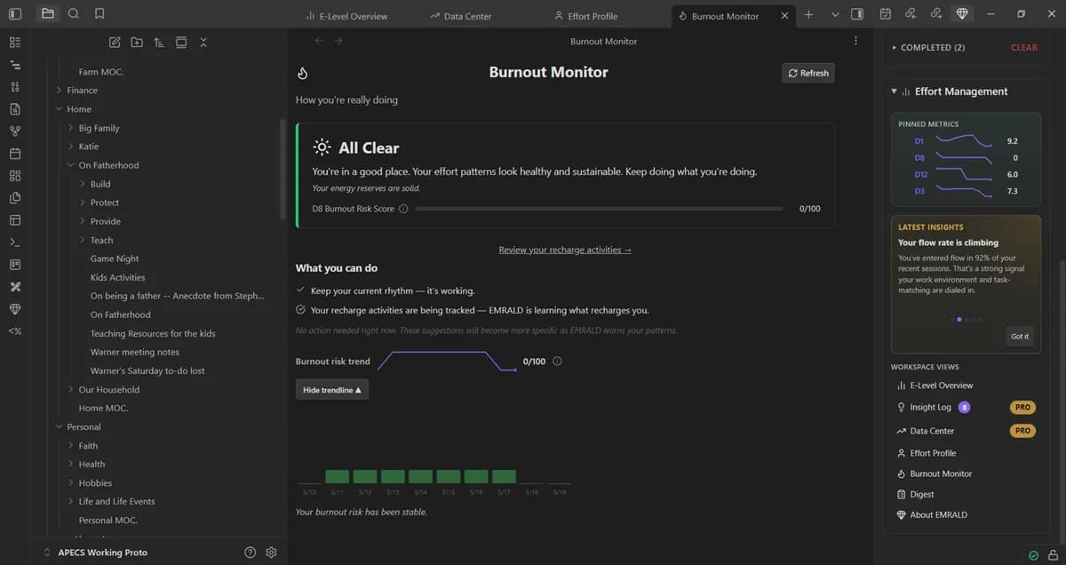 Emrald screenshot