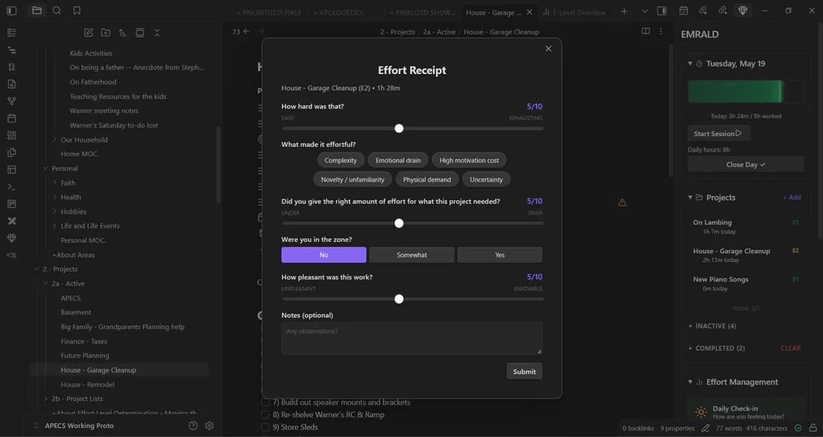 Emrald screenshot