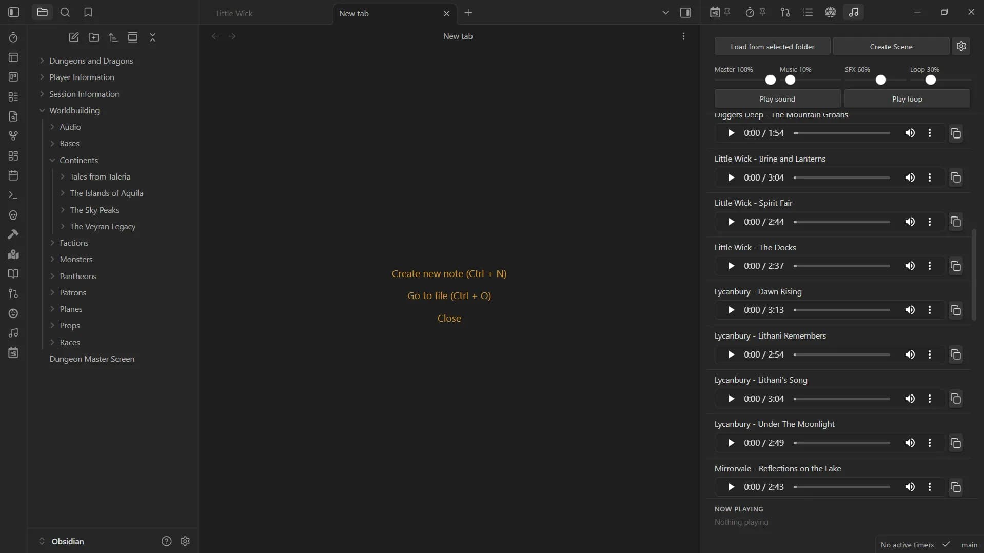 Audio Sidebar screenshot