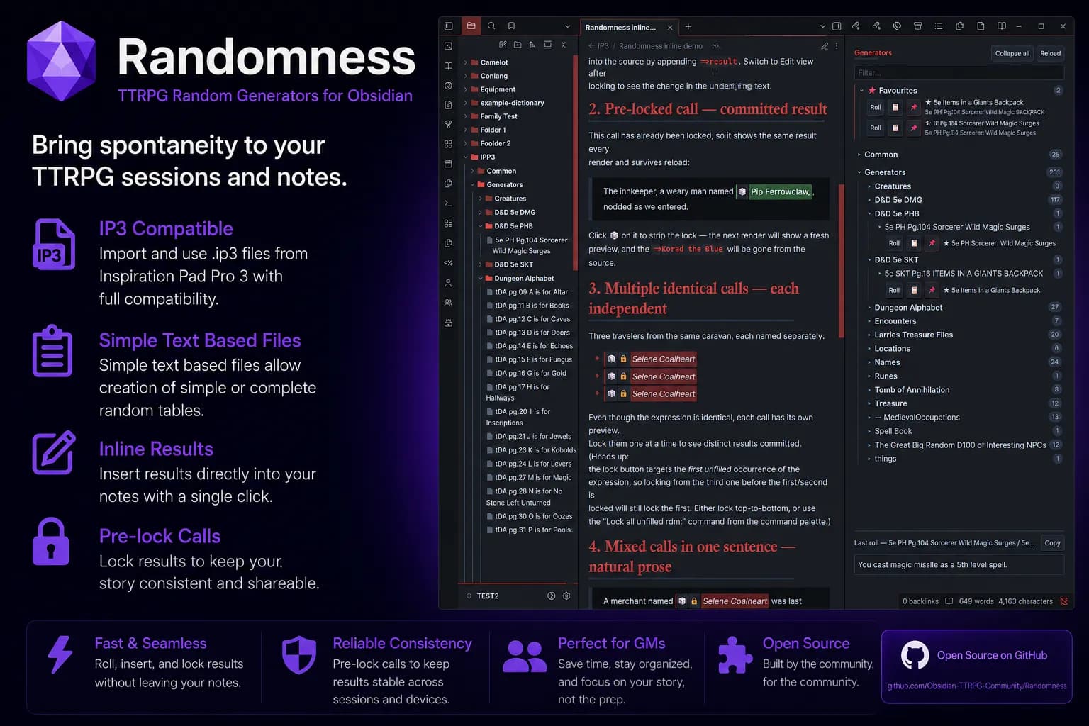 Randomness screenshot