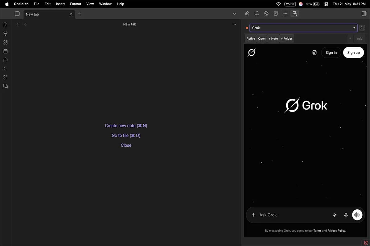 AI Browser Chat screenshot