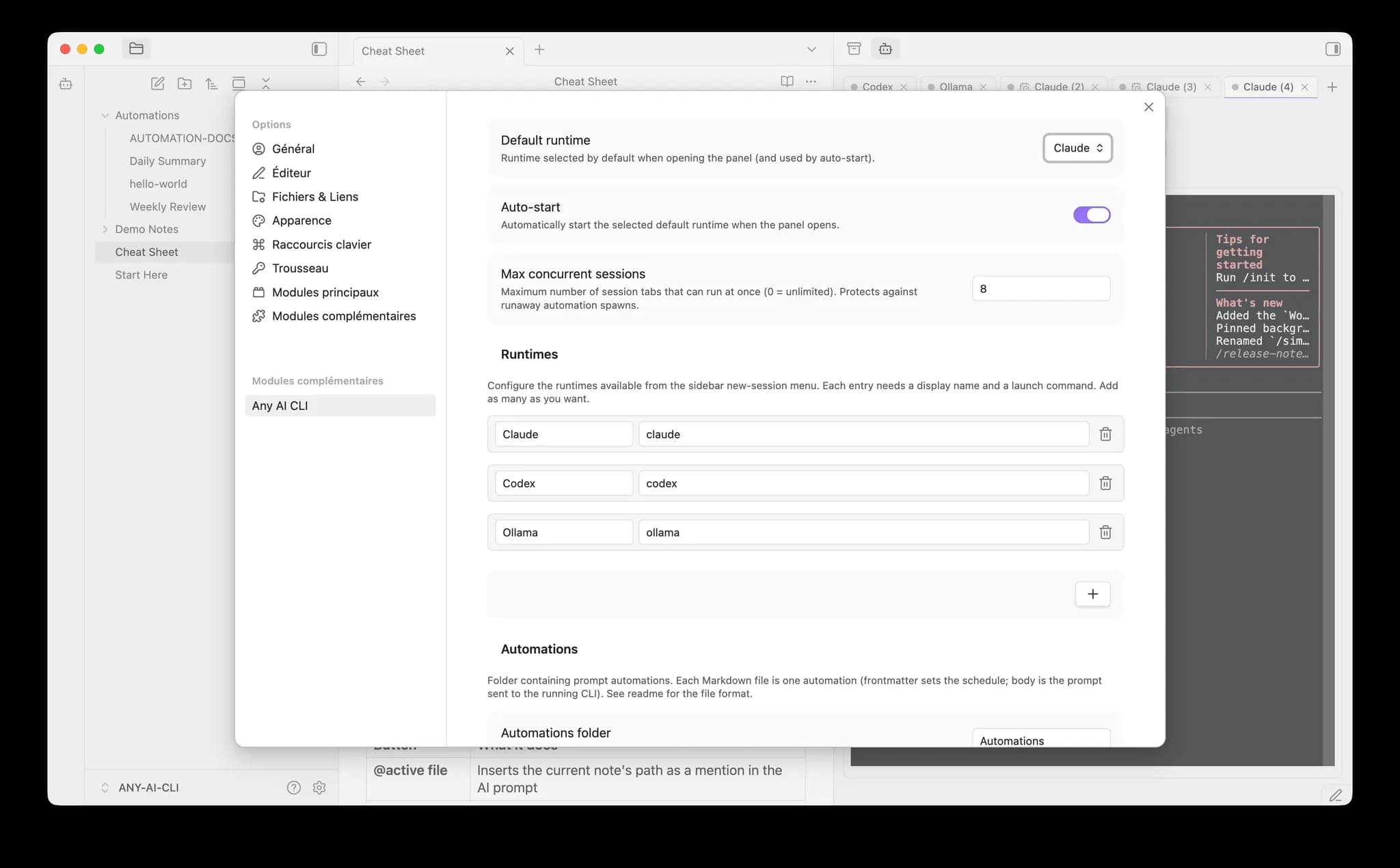Any AI CLI screenshot