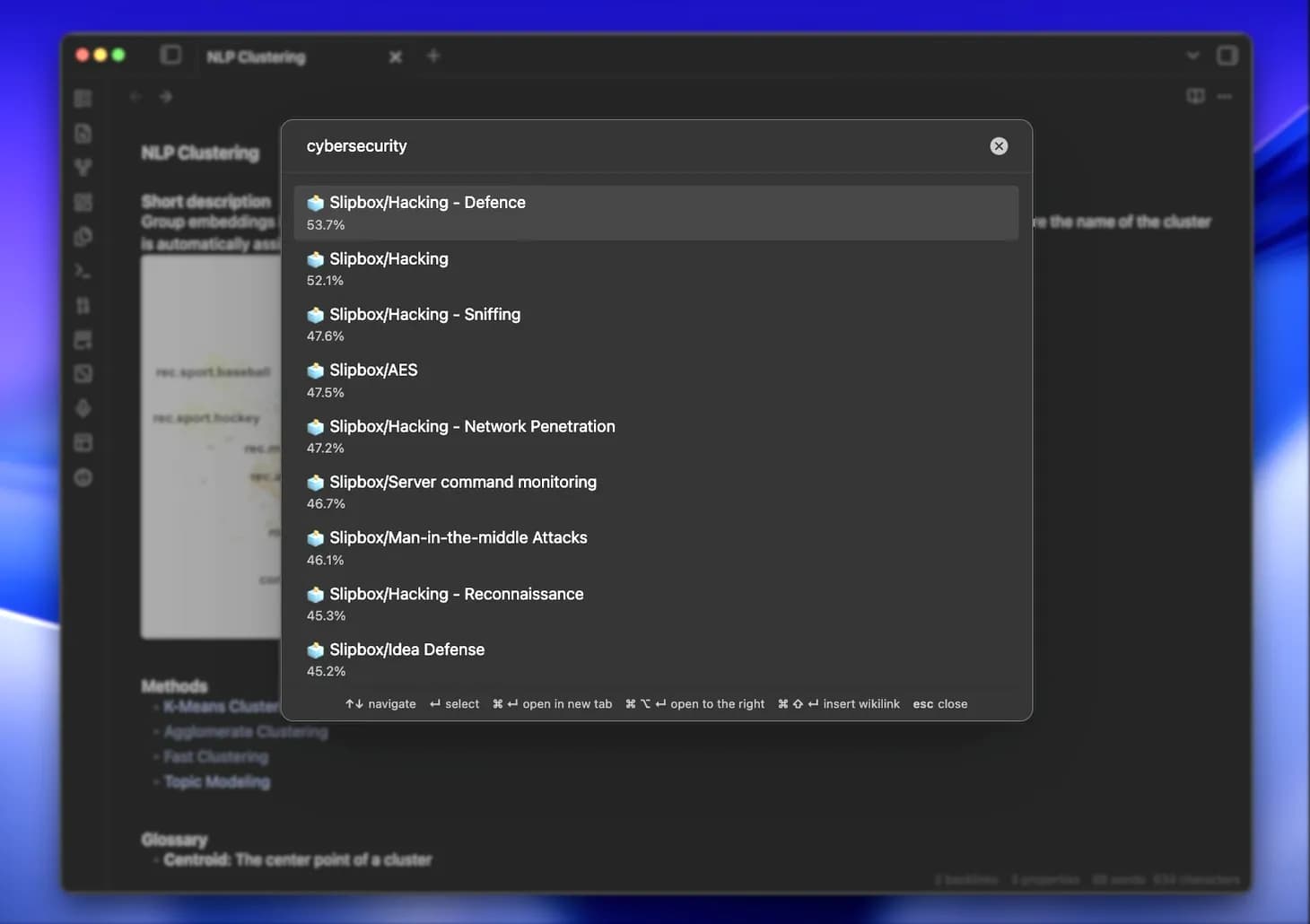Similarity screenshot