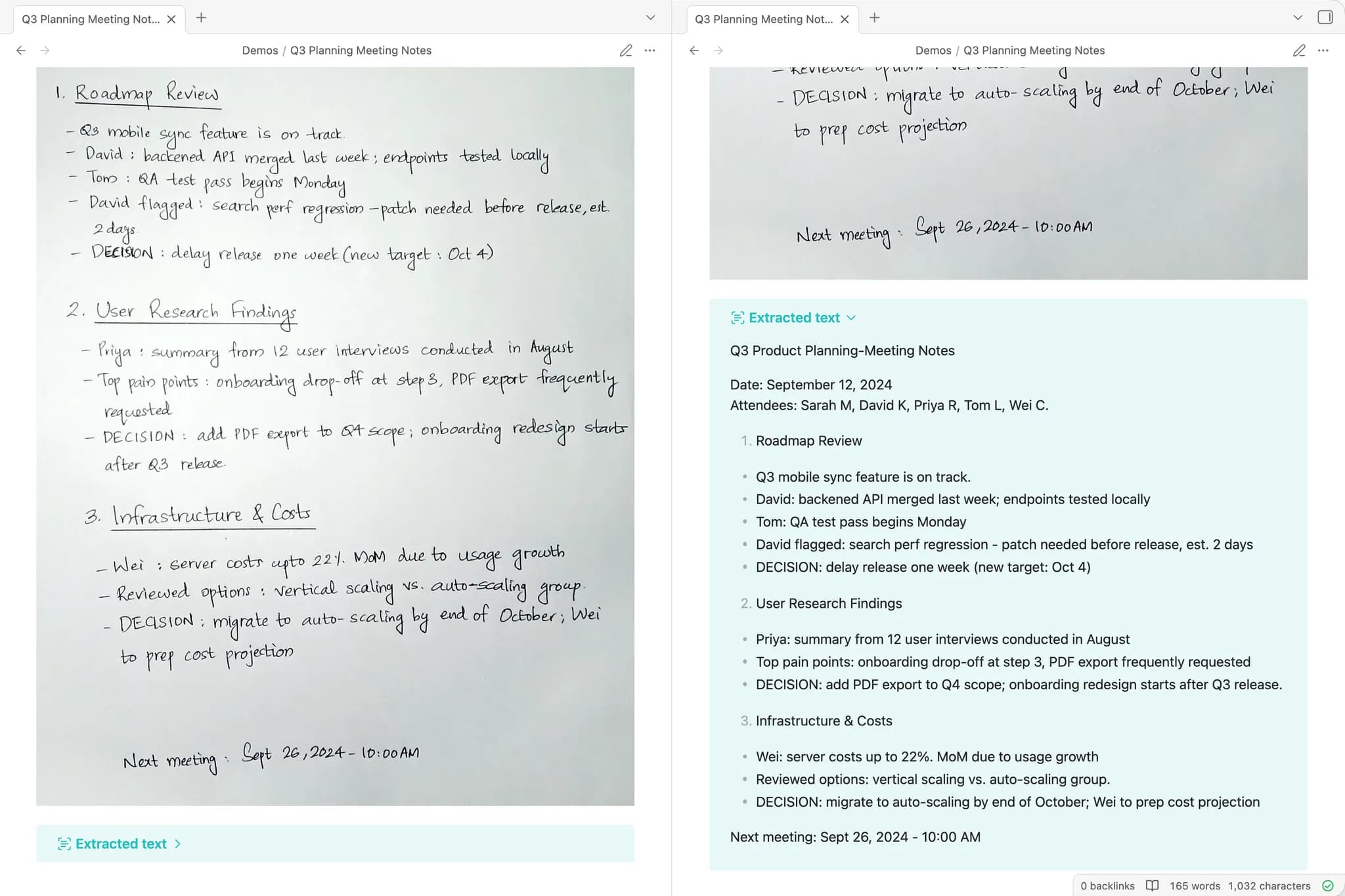 OCR Extractor screenshot