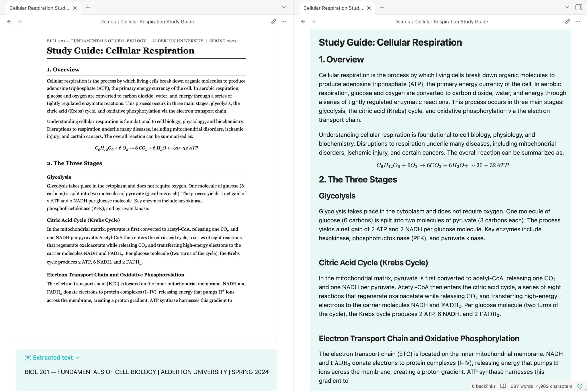 OCR Extractor screenshot