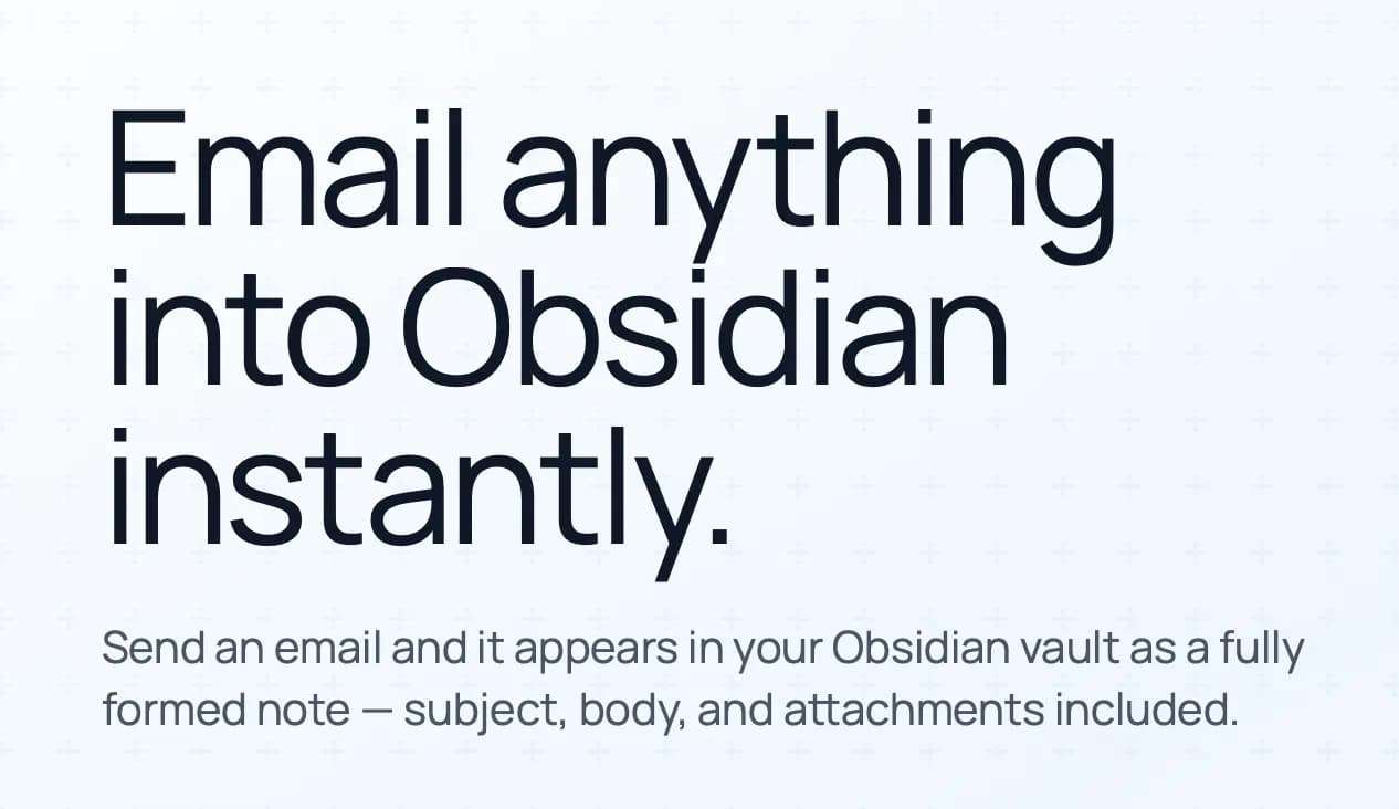 Send Email into Vault screenshot