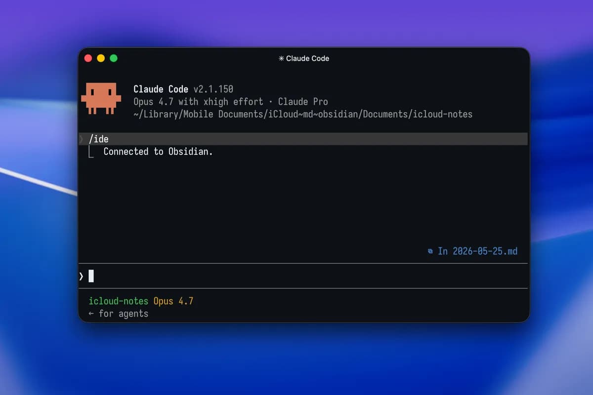 Claude Code IDE screenshot
