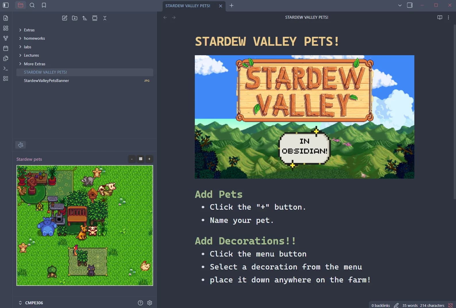 Stardew Pets Farm screenshot