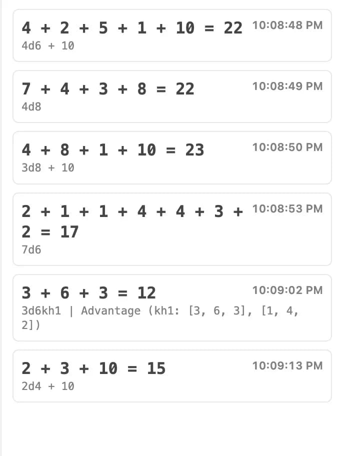 RPG Detect Dice Roll screenshot