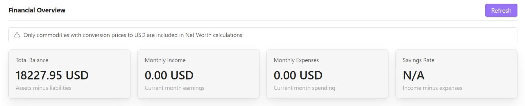 Beancount Ledger screenshot