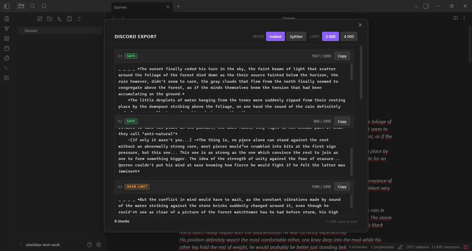 Discord Export screenshot