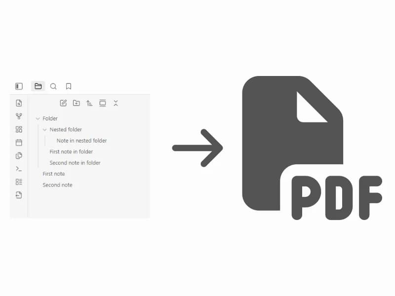 Consolidate to PDF screenshot