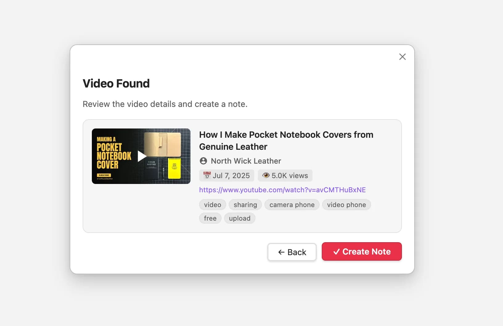 YouTube Search screenshot