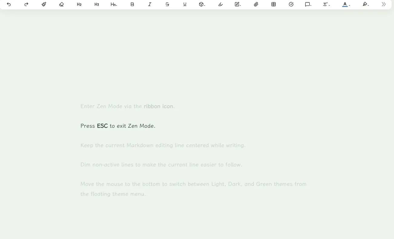 Focus Zen Mode screenshot