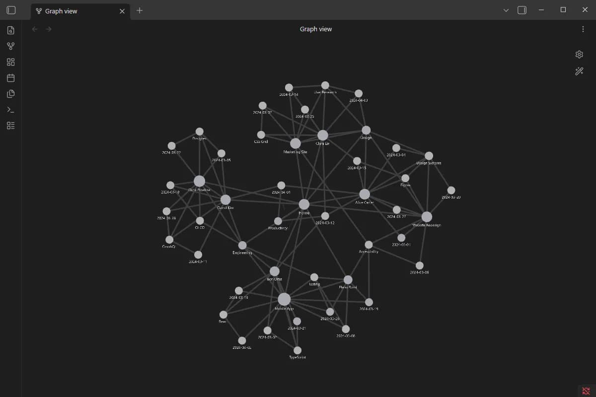 Lore Graph screenshot
