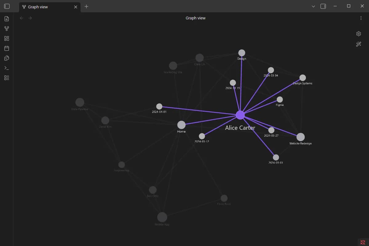 Lore Graph screenshot
