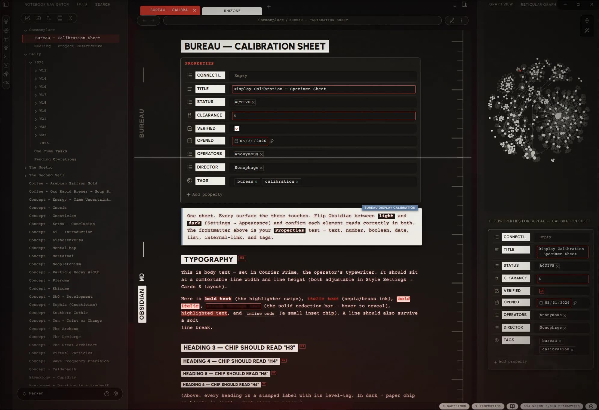 Bureau screenshot