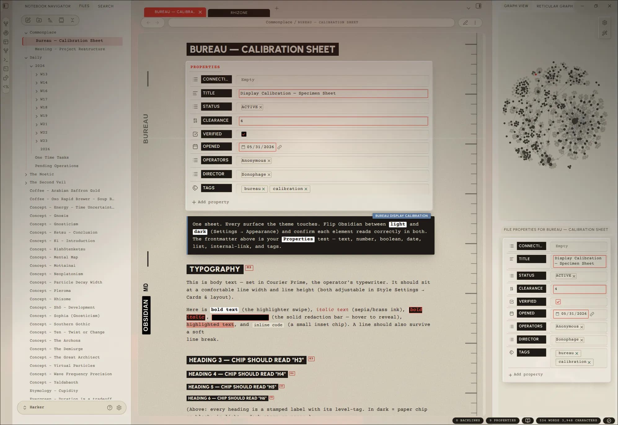 Bureau screenshot