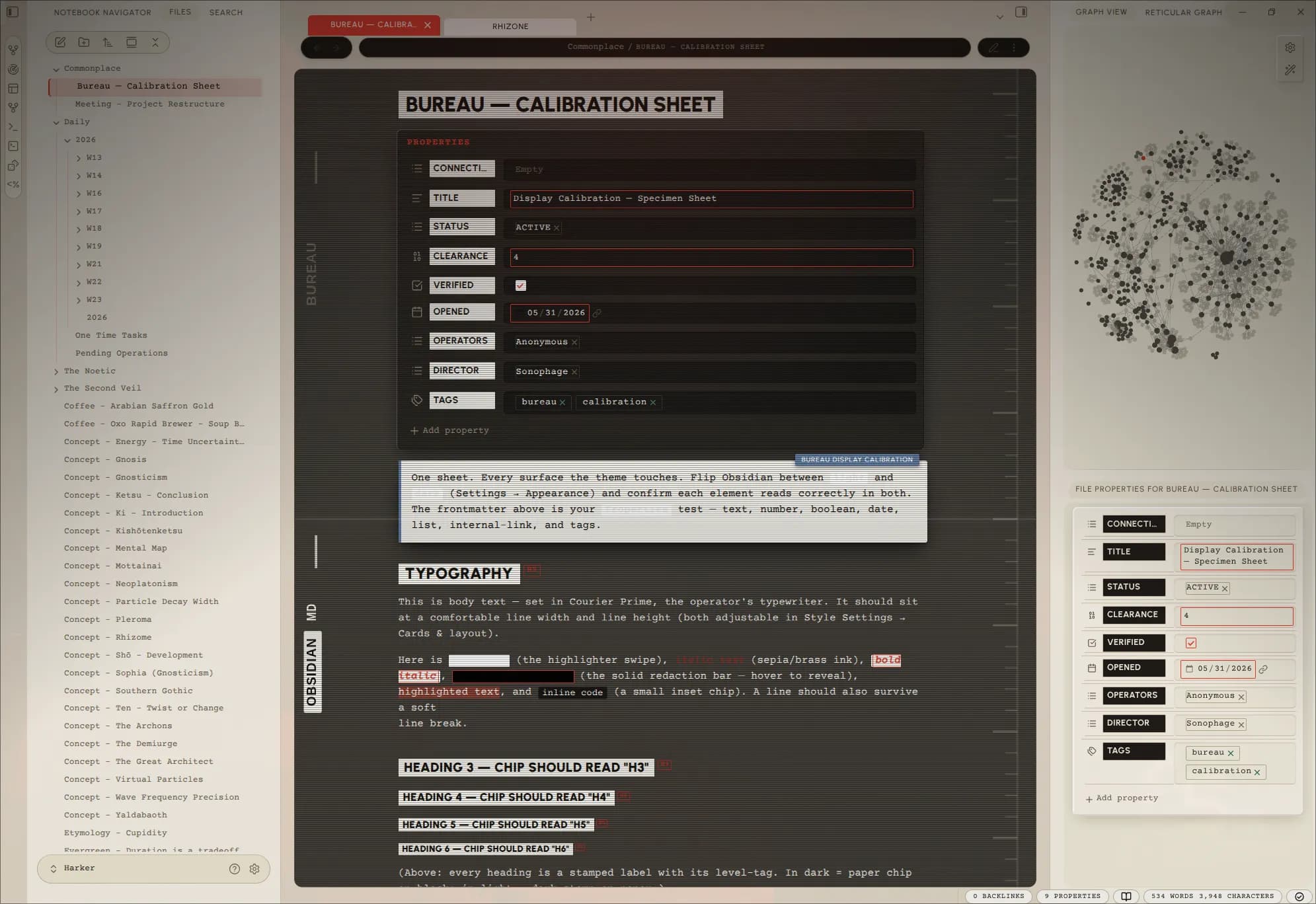 Bureau screenshot
