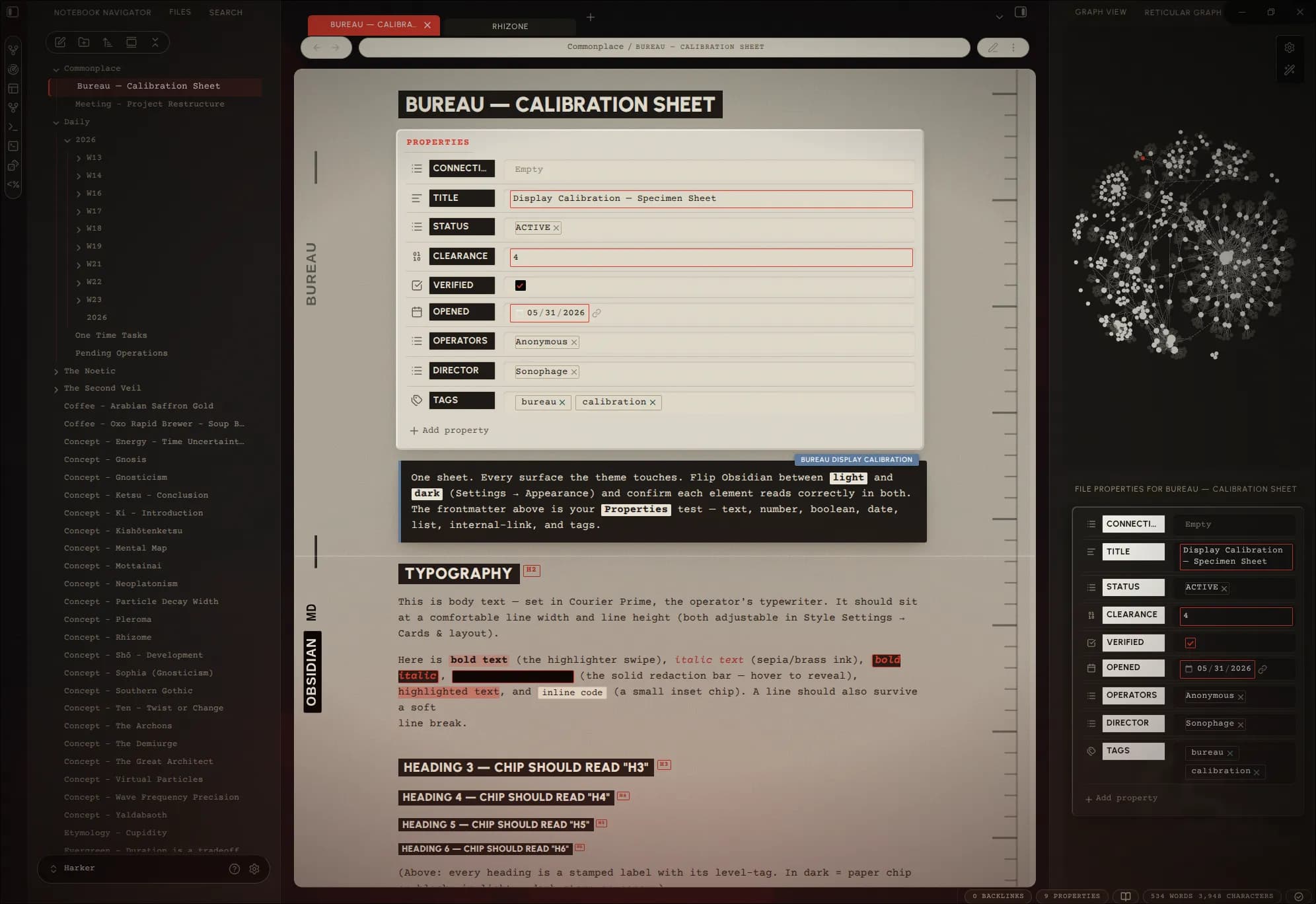 Bureau screenshot
