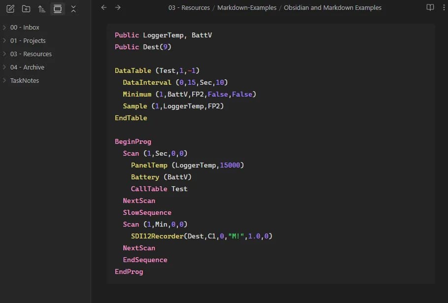 CodeBlock CRBasic screenshot