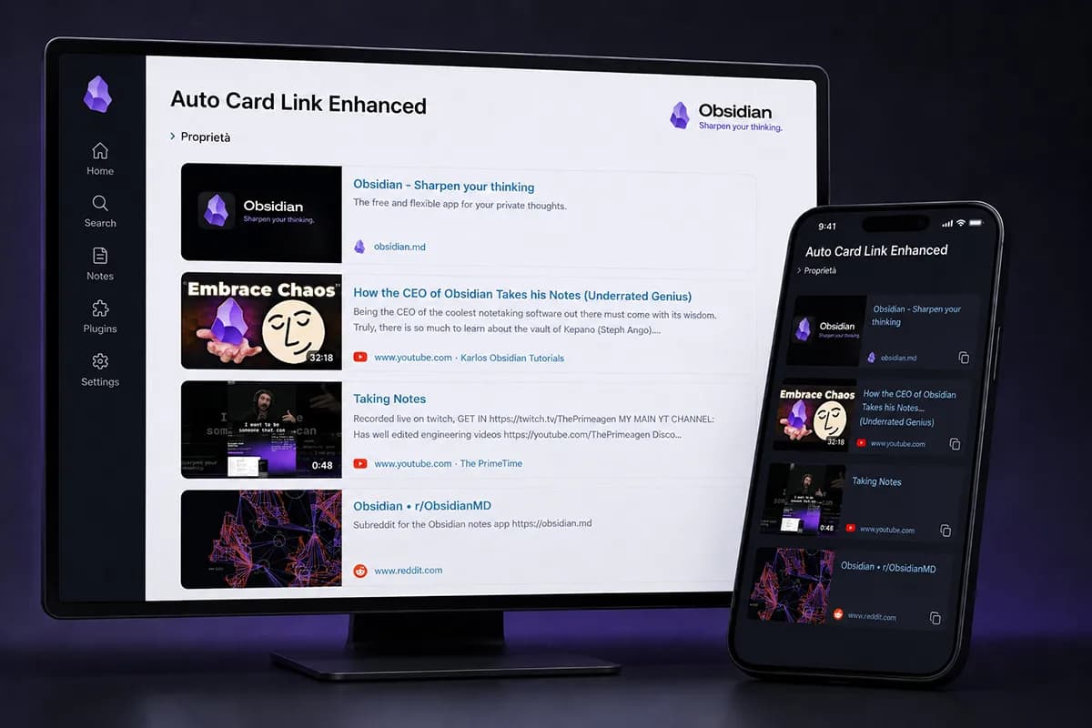 Auto Card Link Enhanced screenshot