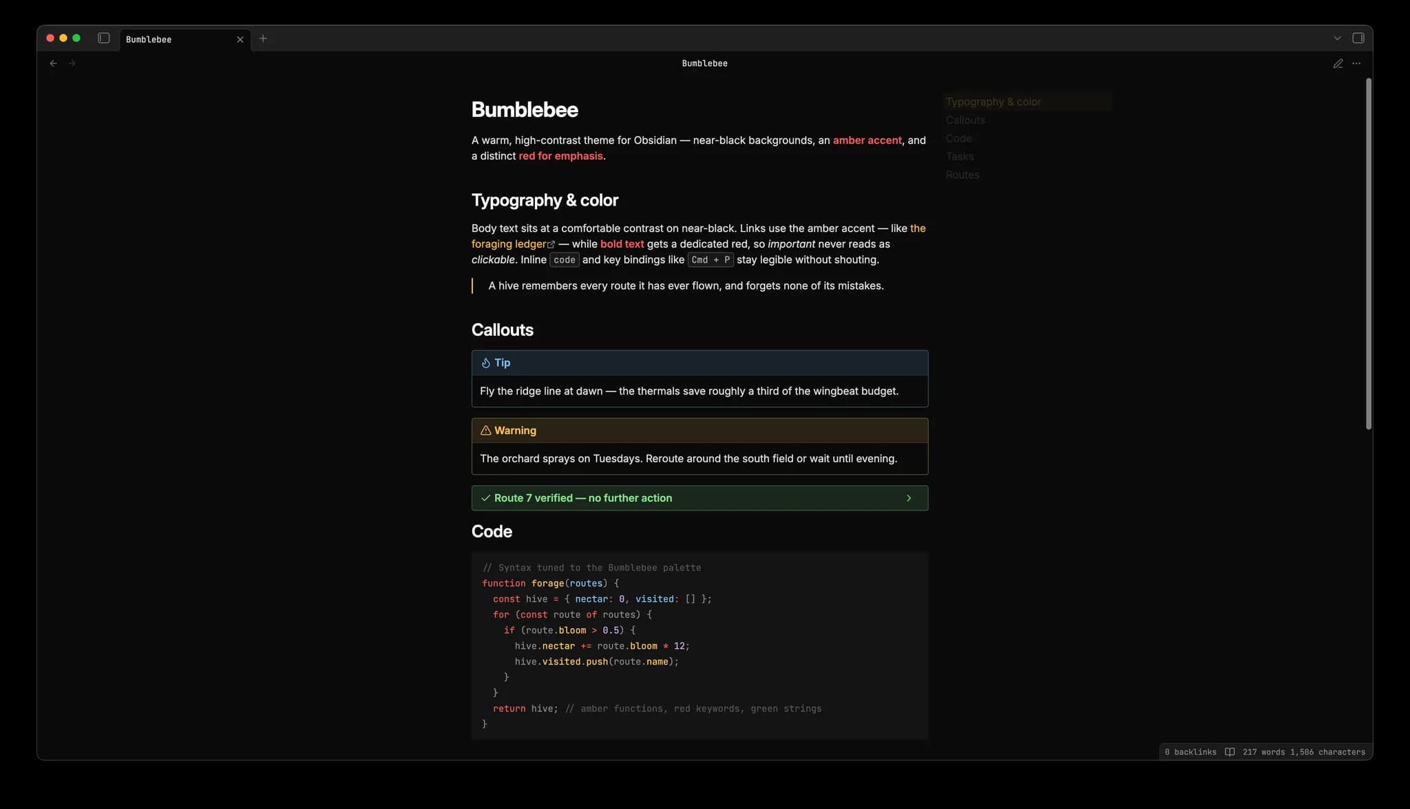 Bumblebee screenshot