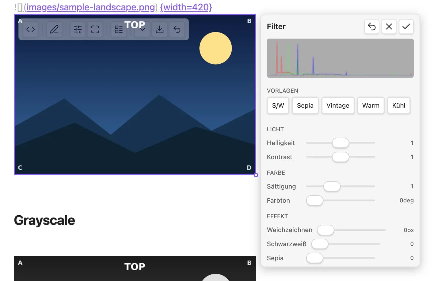 Live Image Editor screenshot