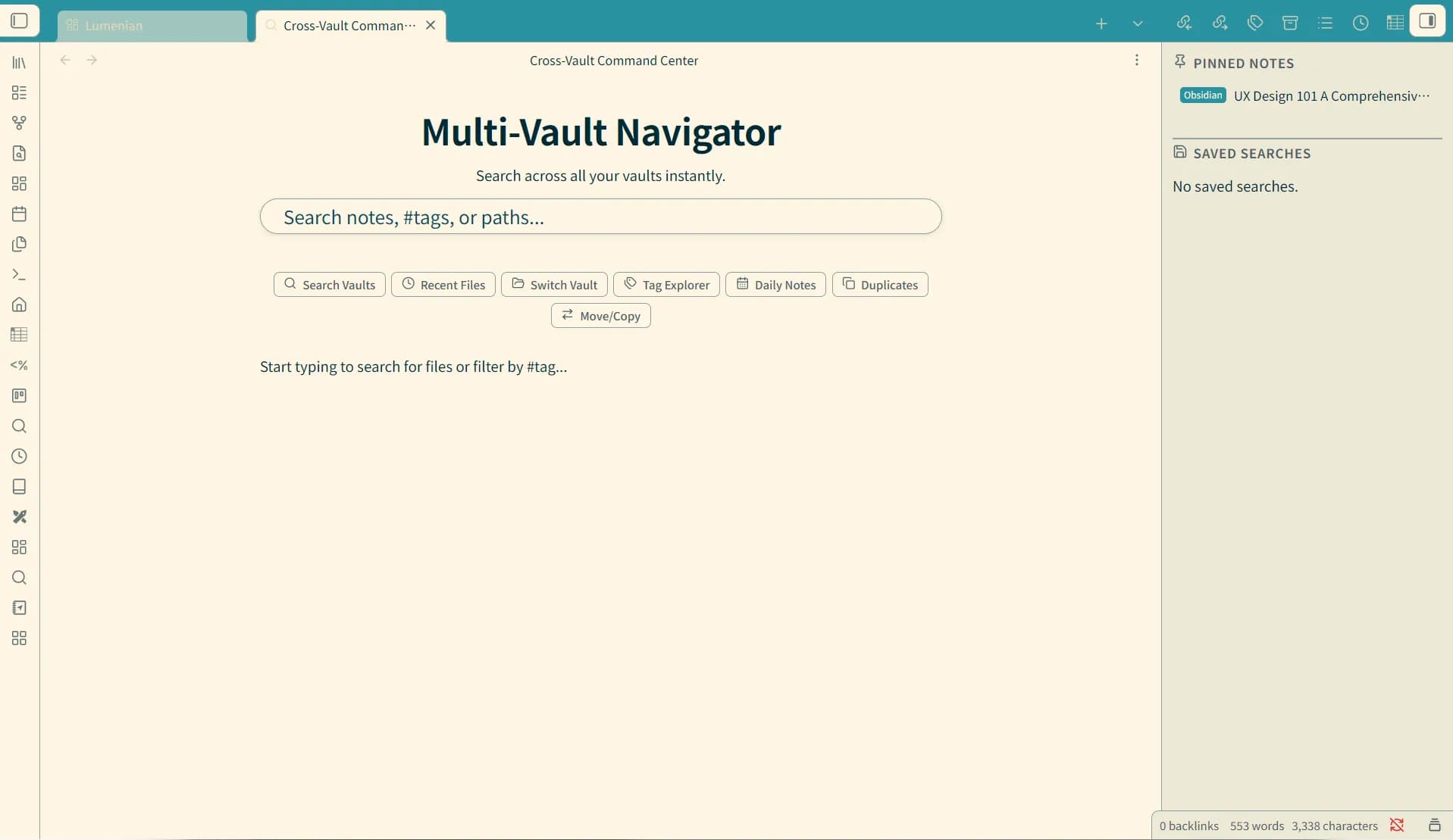 Multi-Vault Navigator screenshot
