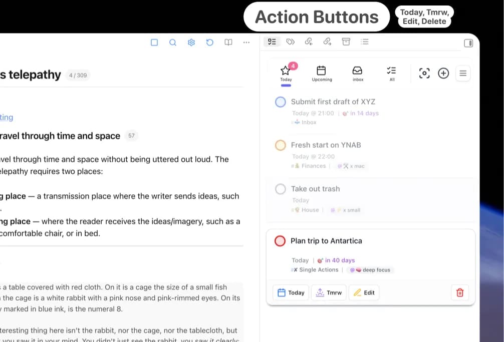 Todoist Board screenshot