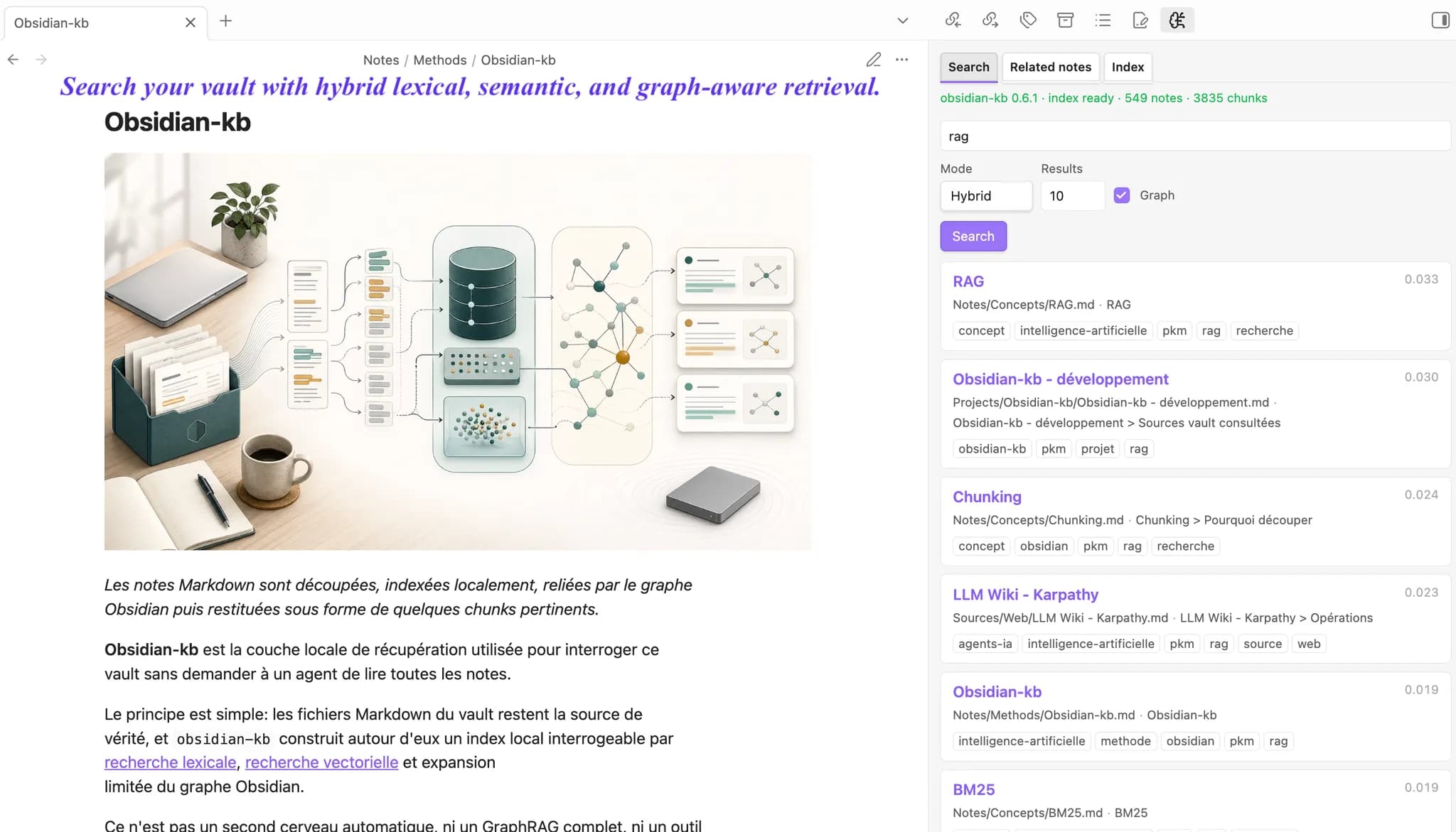 Vault Knowledge Base screenshot