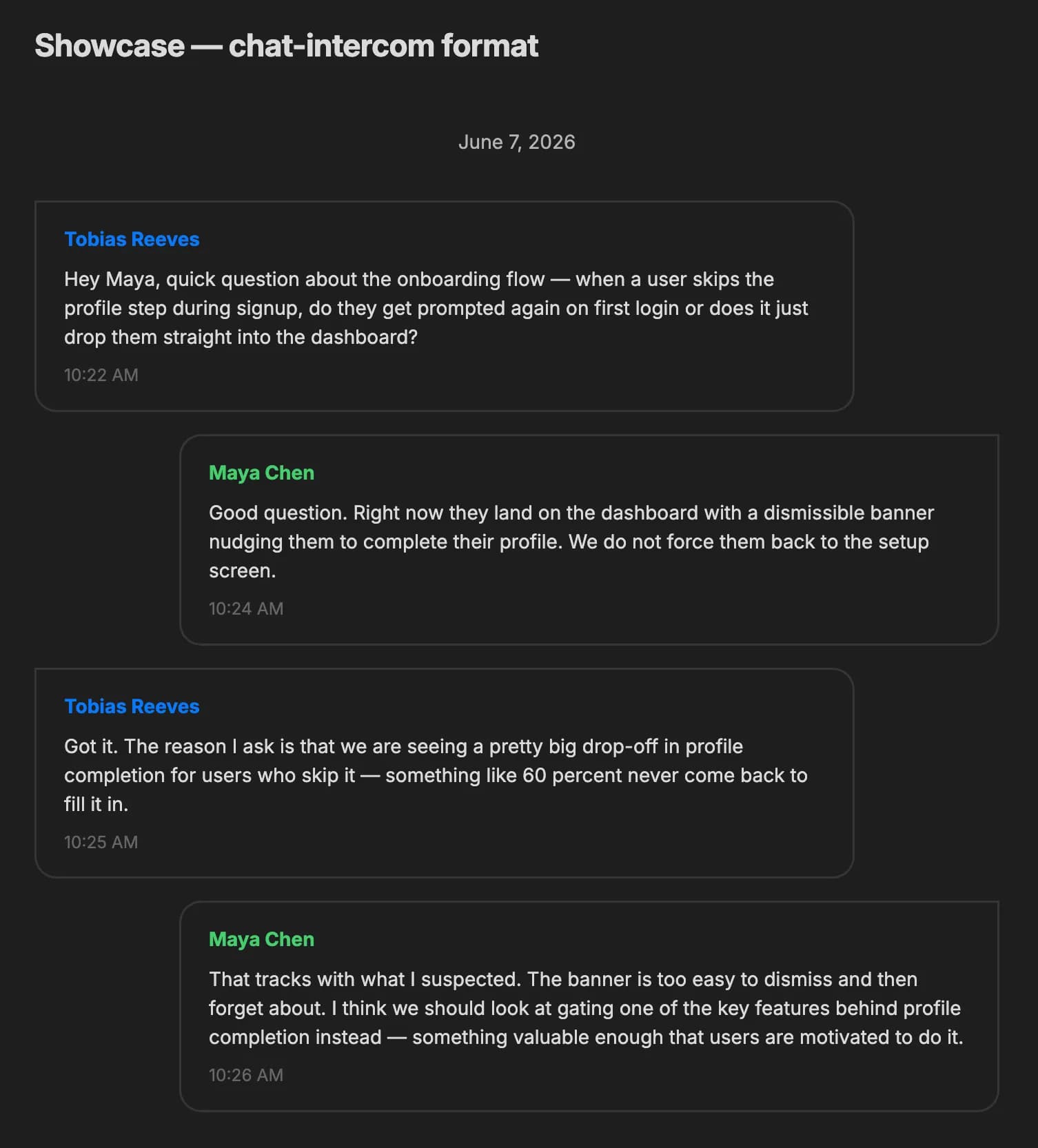 Chat View screenshot