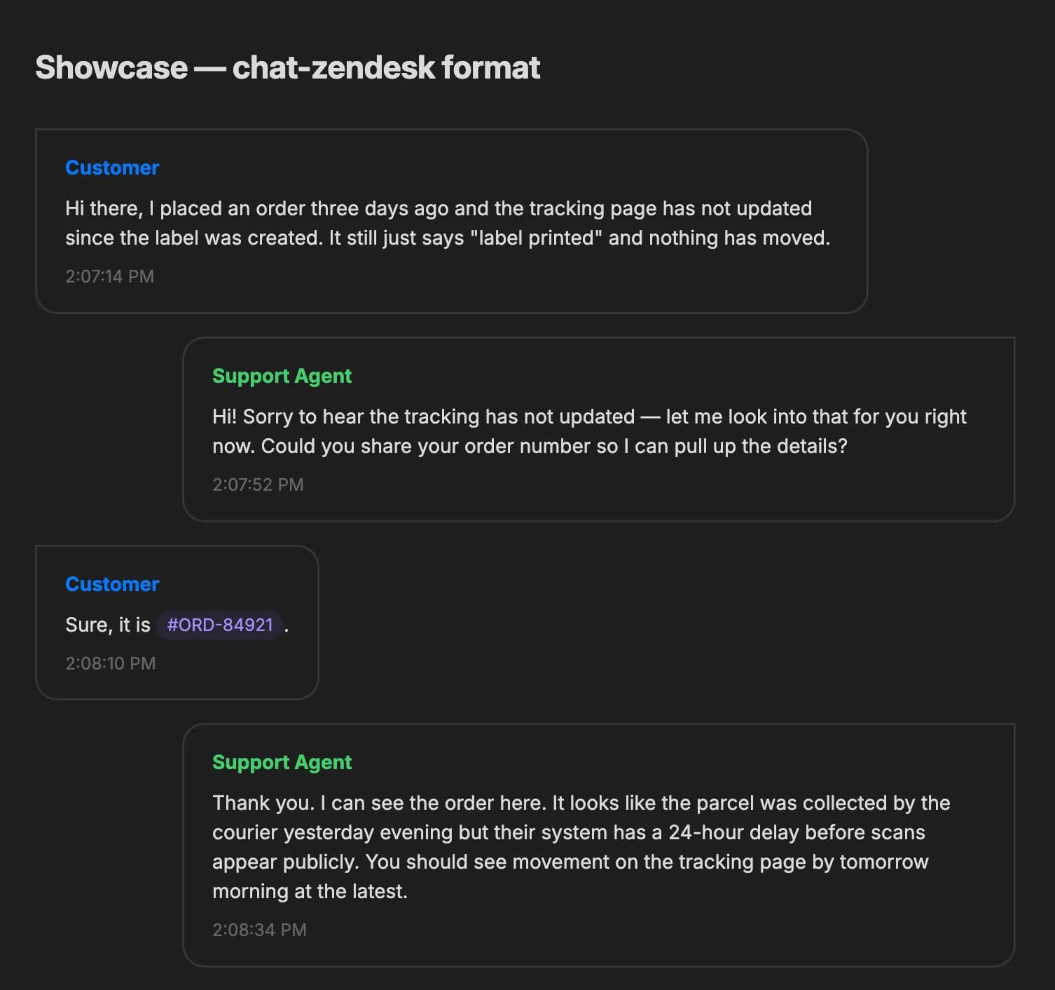 Chat View screenshot
