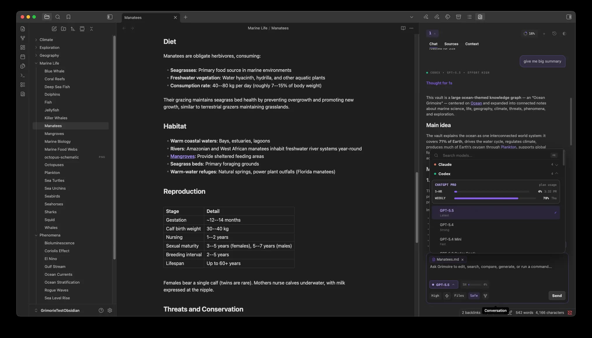 Grimoire screenshot