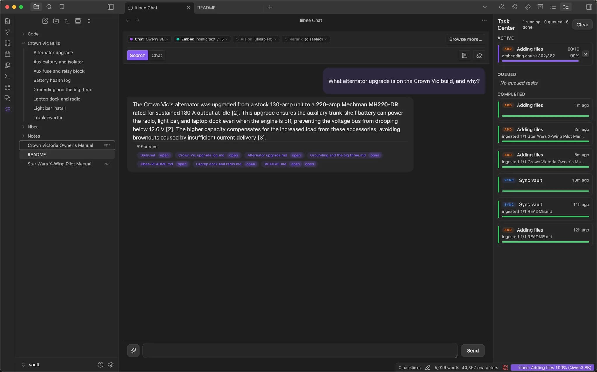 lilbee screenshot